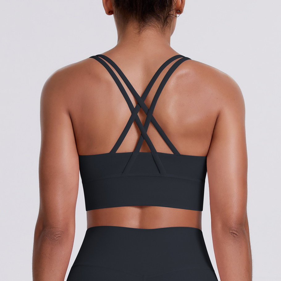 Pilates Yoga Clothes - Sports Bra Push Up Yoga Top
