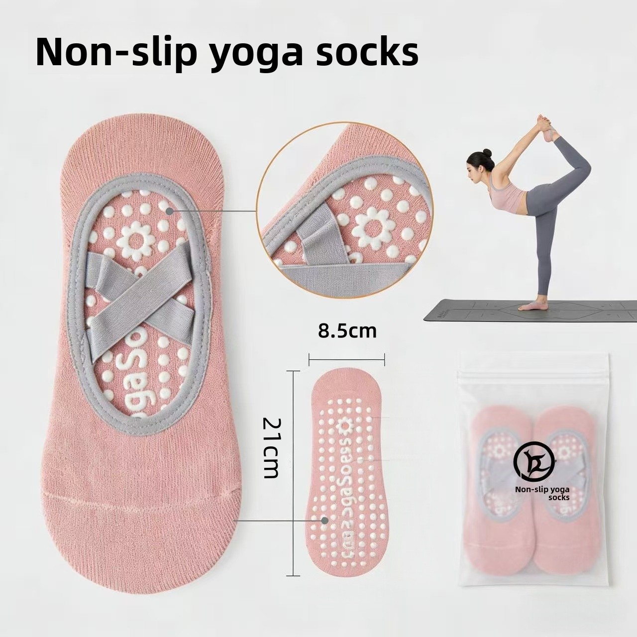 Women Yoga Sock Silicone Anti- - Pilates Yoga Ballet review and price