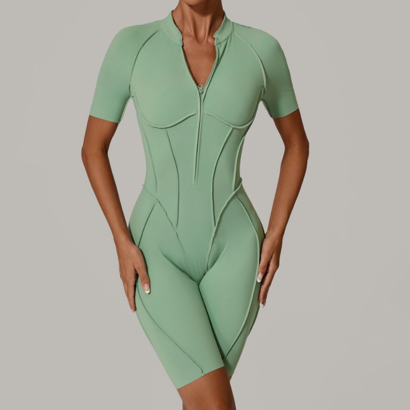 Women's Seamless Zipper Jumpsu - Pilates Yoga Clothes review and price