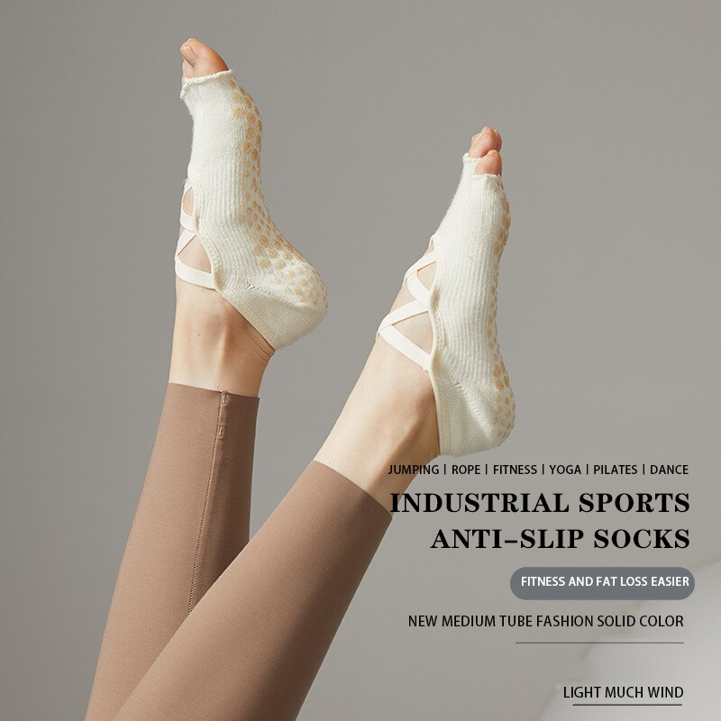 Ladies Yoga Socks Non Slip Gri - Pilates Yoga Ballet review and price