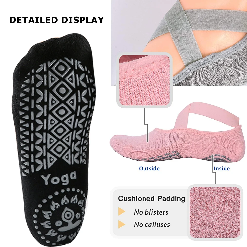 1Pair Yoga Socks for Women Non - Pilates Yoga Ballet review and price