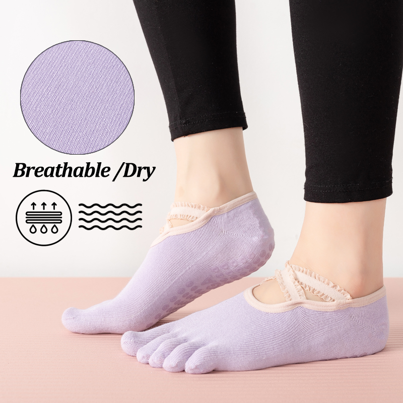 Ladies Non-Slip Pilates Socks  - Pilates Yoga Ballet review and price