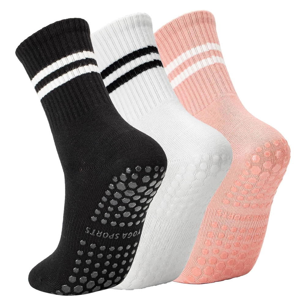 Yoga Pilates Socks with Grips  - Pilates Yoga Ballet review and price