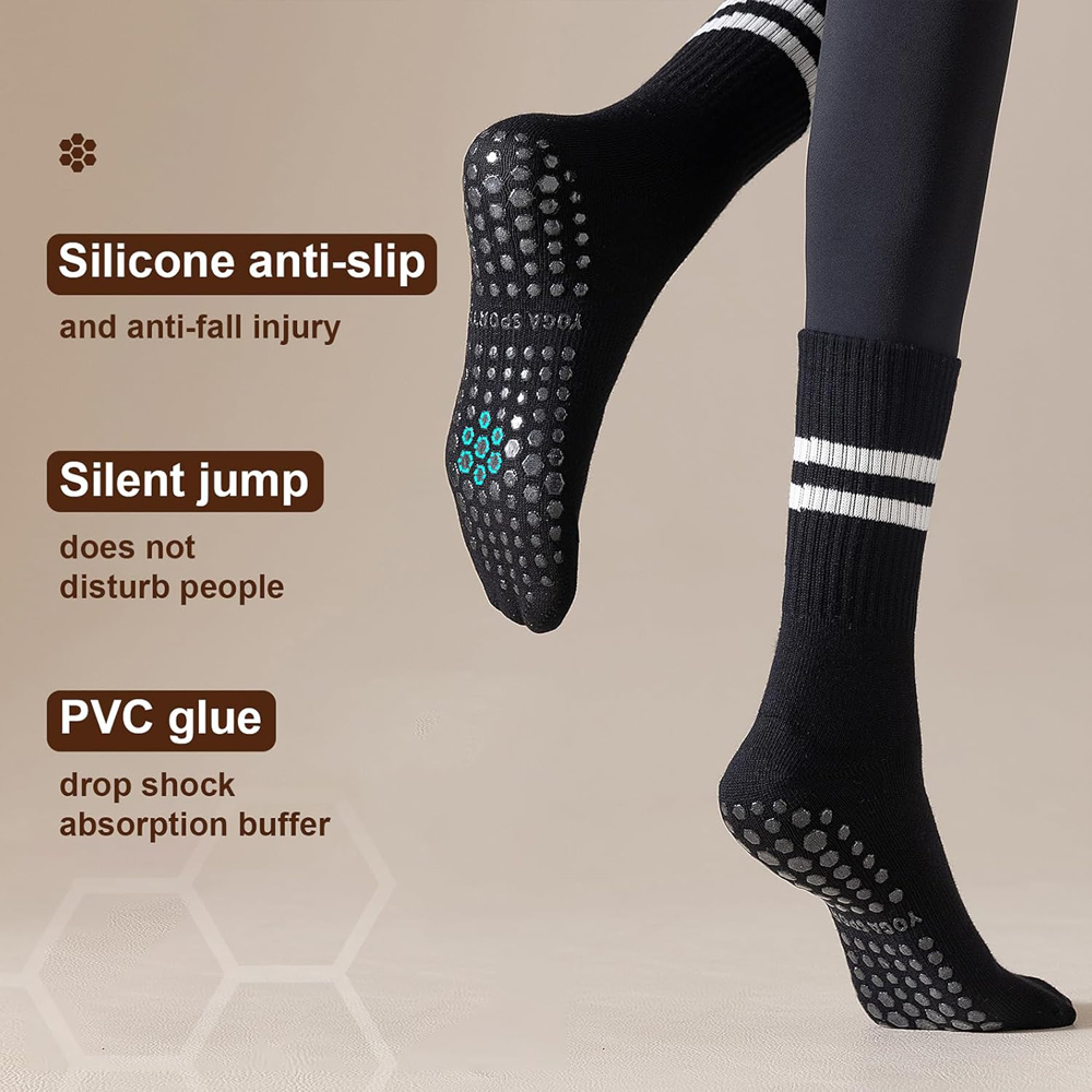 Yoga Pilates Socks with Grips  - Pilates Yoga Ballet review and price