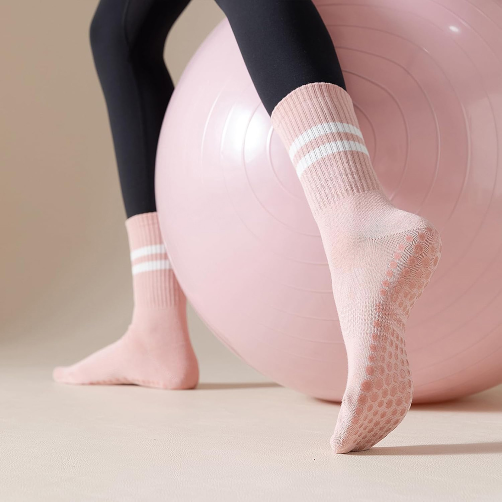 Yoga Pilates Socks with Grips  - Pilates Yoga Ballet review and price