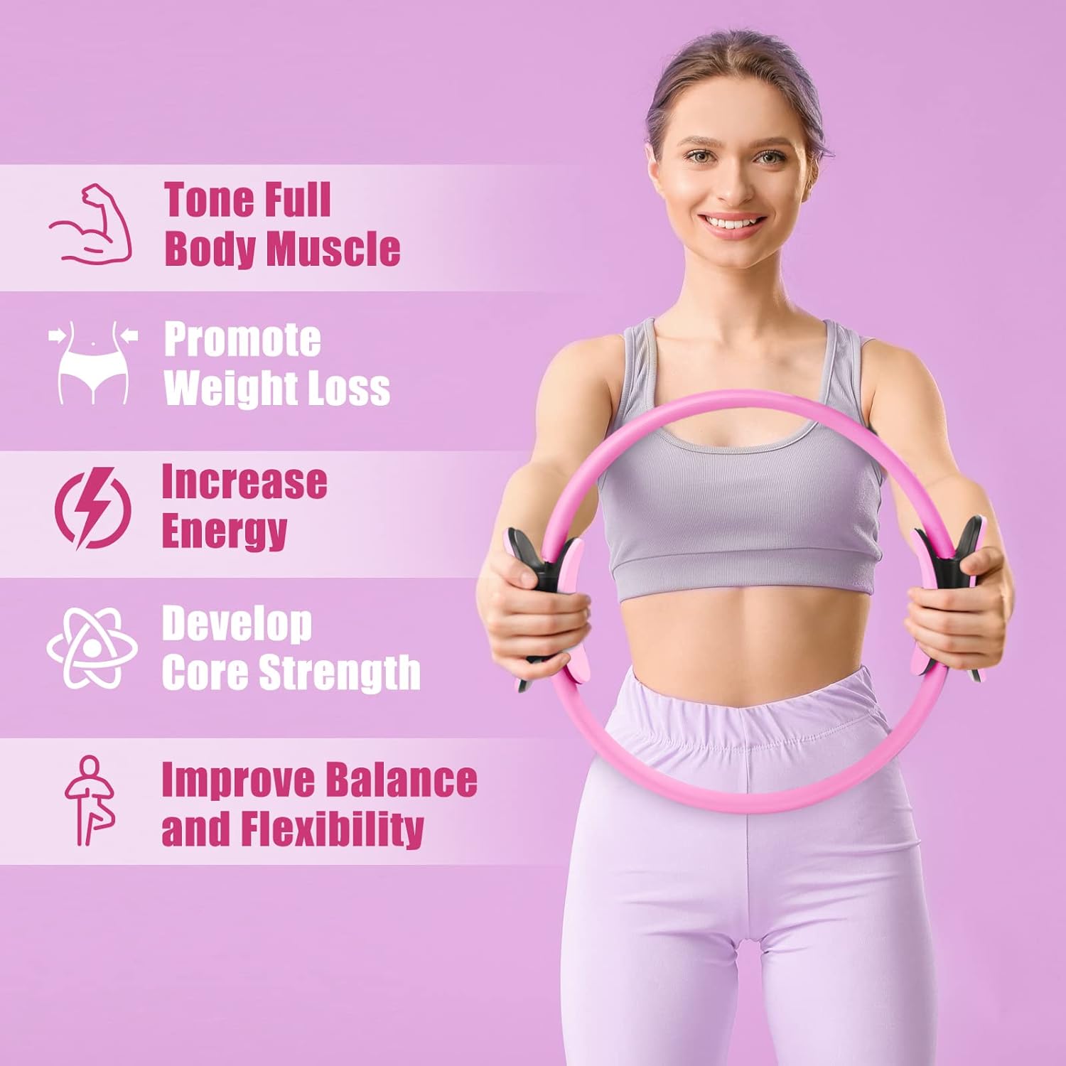 Pilates Magic Ring Fitness Cir - Pilates Yoga Tone review and price