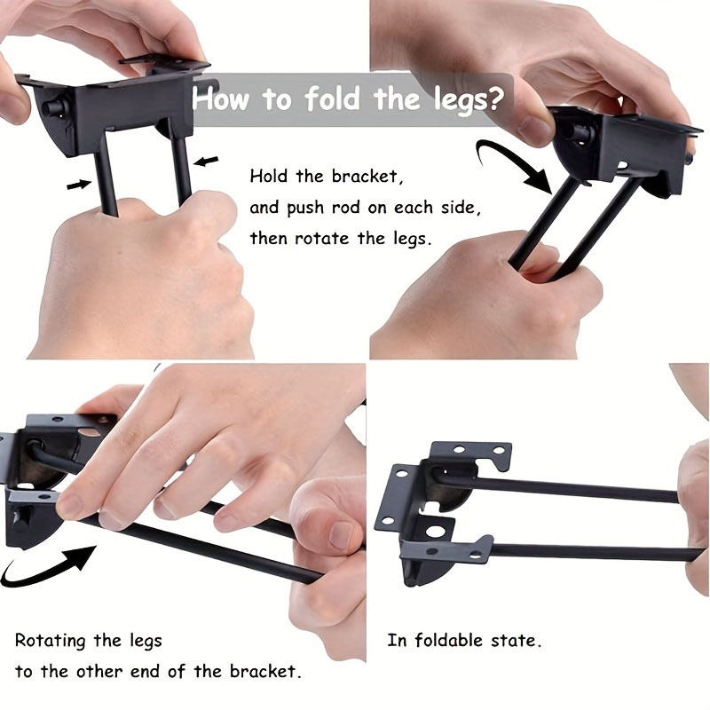 4pcs Foldable Hairpin Legs Met - Inversion Table Fold review and price