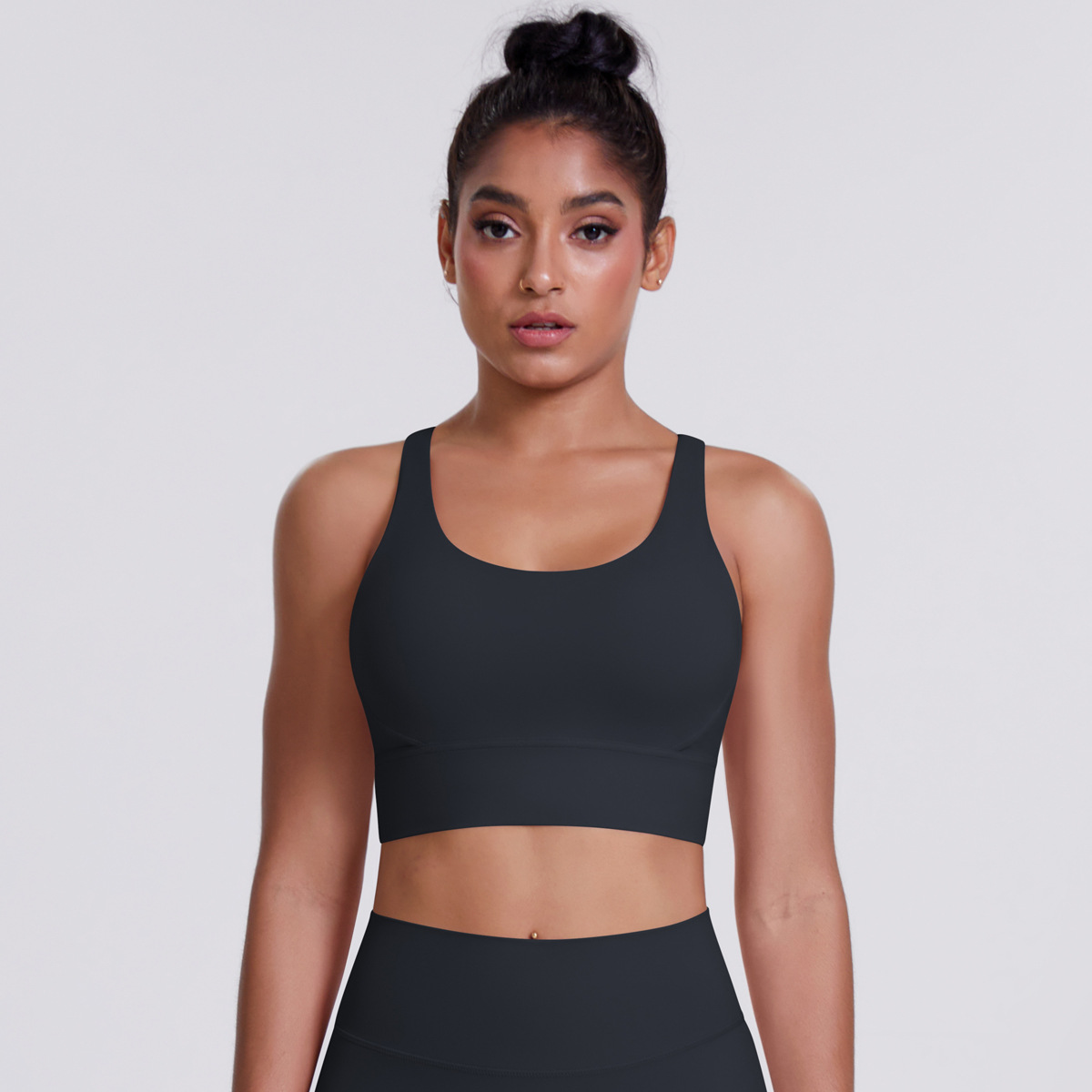 Sports Bra Push Up Yoga Top Gy - Pilates Yoga Clothes review and price