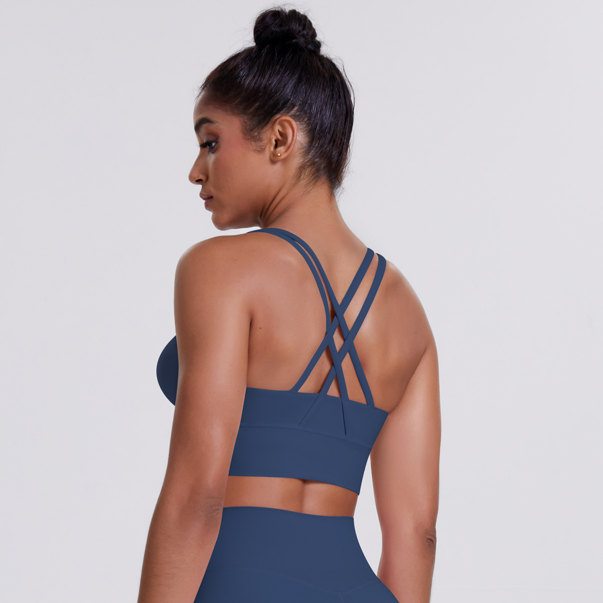 Sports Bra Push Up Yoga Top Gy - Pilates Yoga Clothes review and price